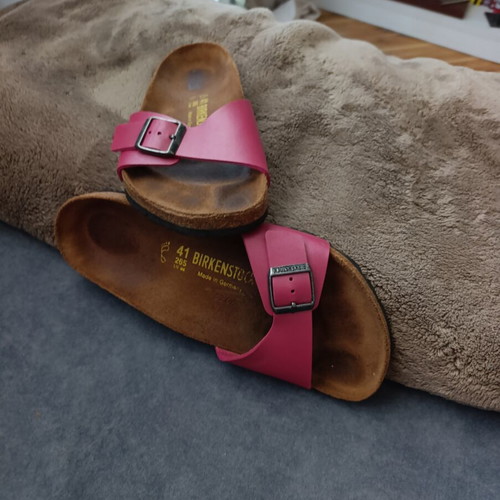 Birkenstock Madrid sandals, magenta, size 41