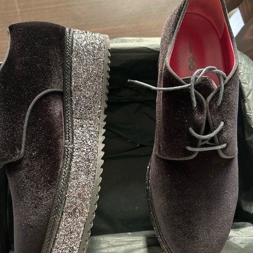 Closed shoes new Made In Italia with rhinestones, size 38.5