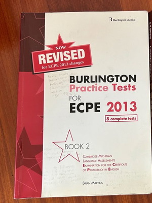 Burlington Practice Tests for ECPE 2013 μεταχειρισμένο