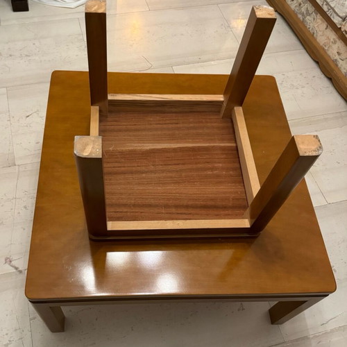 Coffee tables used, brown, set of 2 pieces 80cm and 40cm