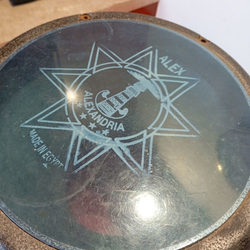 Egyptian darbuka like new, aluminum for durability and sound