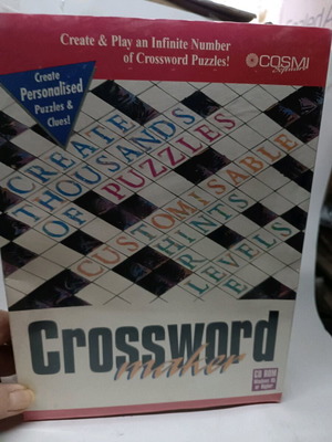 Crossword maker καινούργιο για Windows 95 και μετά
