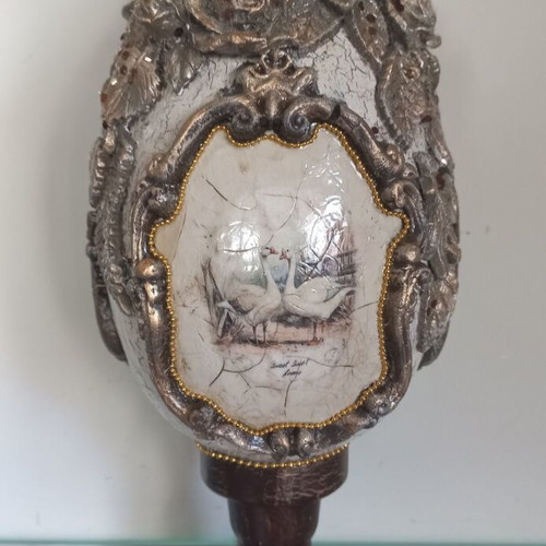 Easter egg handmade new from polystyrene