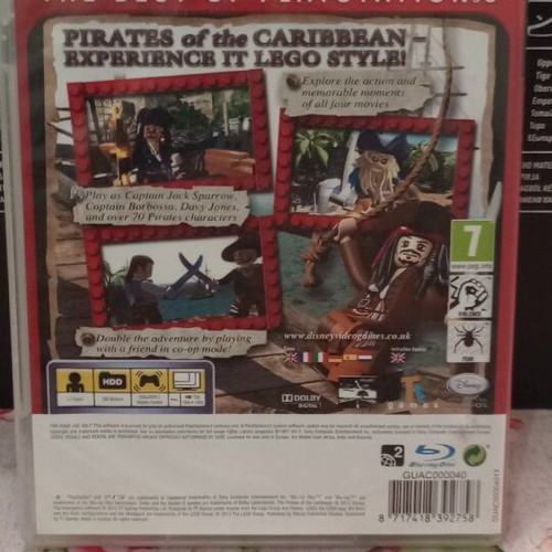 PS3 Lego Pirates of the Caribbean like new with manual