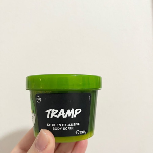 Lush Tramp body scrub new, earthy