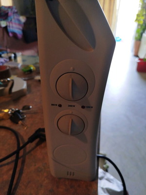 Olimpia Splendid Prisma Turbo θερμοπομπός δαπέδου 2000W μεταχειρισμένος με θερμοστάτη