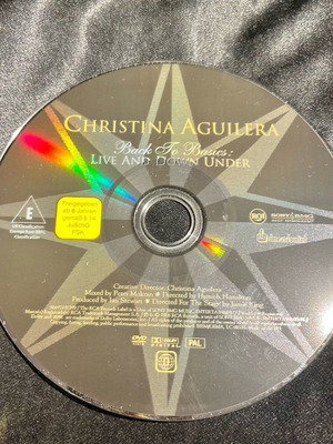 Christina Aguilera Back To Basics Live And Down Under DVD like new