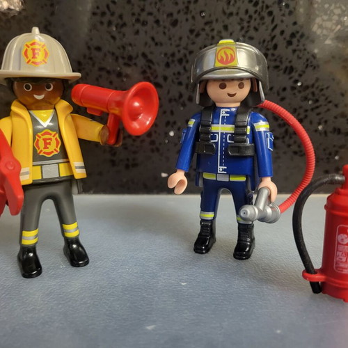 Playmobil Duo Pack Firefighters like new with many accessories