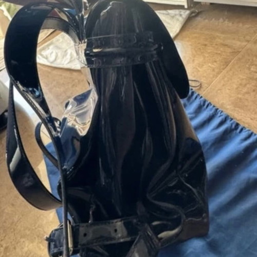 Armani Jeans blue shoulder bag used, large capacity