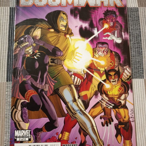 Marvel Doomwar comic series used, complete set