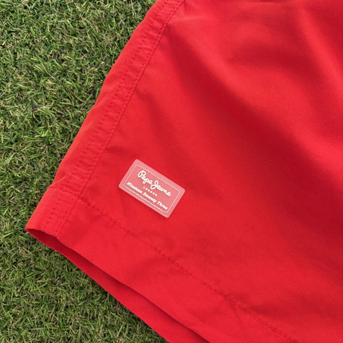 Pepe Jeans red swim shorts like new, size XS