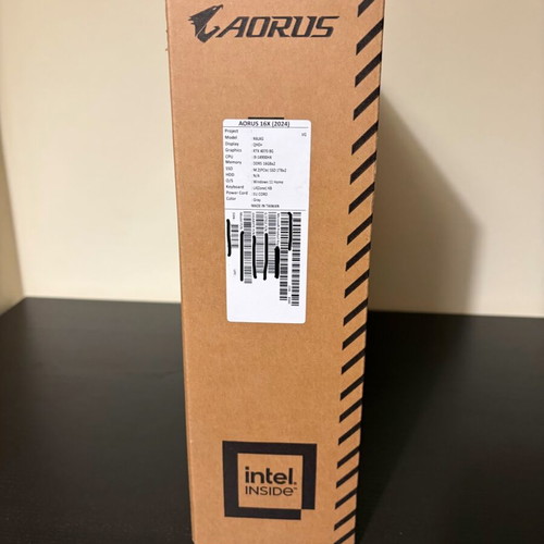 Gigabyte Aorus 16X 16" gaming laptop i9-14900HX 32GB 2TB SSD RTX 4070 new