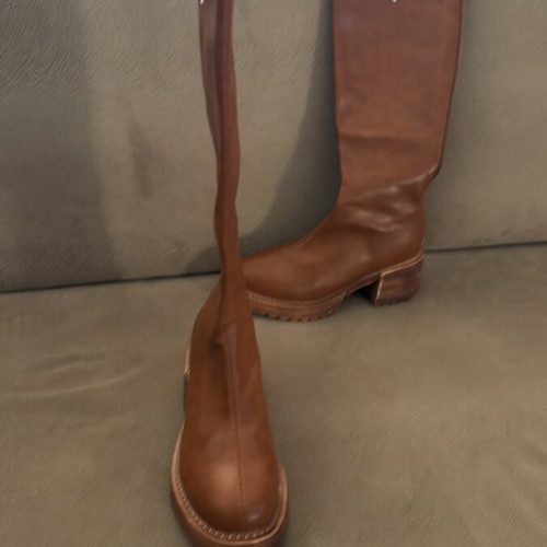 Boots shoes new synthetic leather size 40
