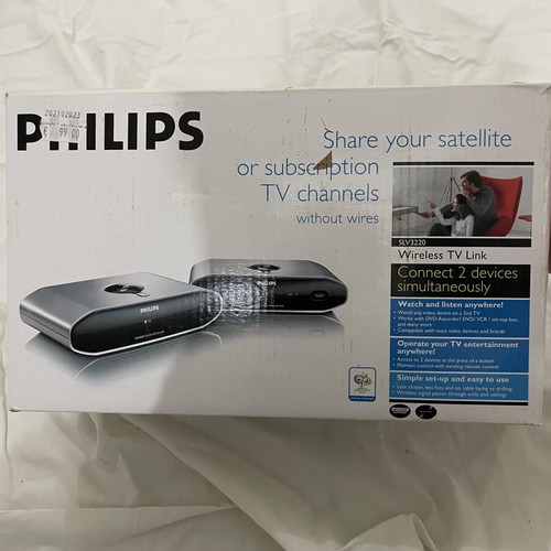 Philips Wireless TV Link SLV3220 new, image and audio transmitter