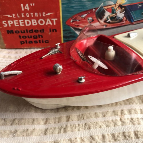 Tri-ang Scalex Electric Speed Boat 415S vintage used toy