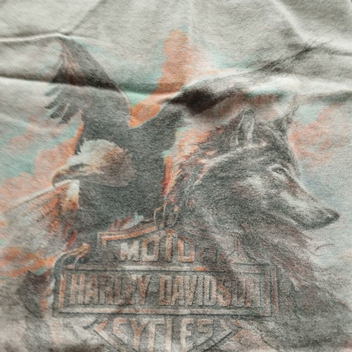 Harley Davidson T-Shirt used, beige, size L