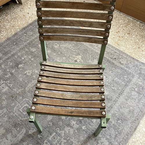 Aluminum chair used, suitable for balcony