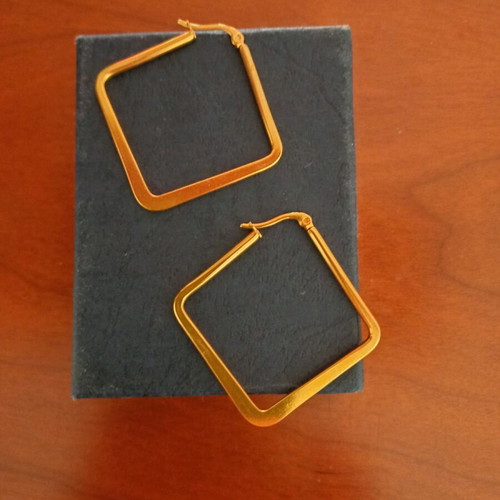 Steel earrings new that do not change color