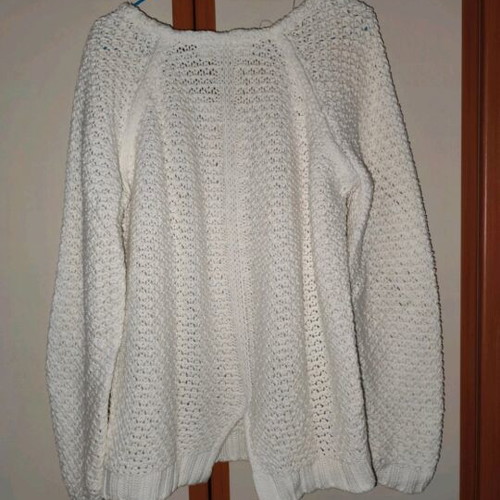 Zara white sweater like new, size M