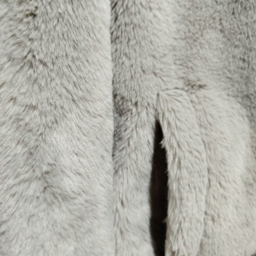 Women's fur jacket size M beige like new