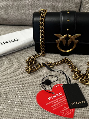 Pinko Love Mini Icon Simply shoulder bag new, black