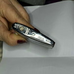 Ronson Varaflame Chrome Lighter like new, vintage 1980s
