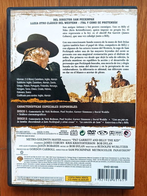 Pat Garrett and Billy the Kid DVD μεταχειρισμένο, 2 δίσκοι, ελληνικοί υπότιτλοι
