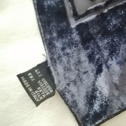 Silk scarf Krizia authentic like new dark blue