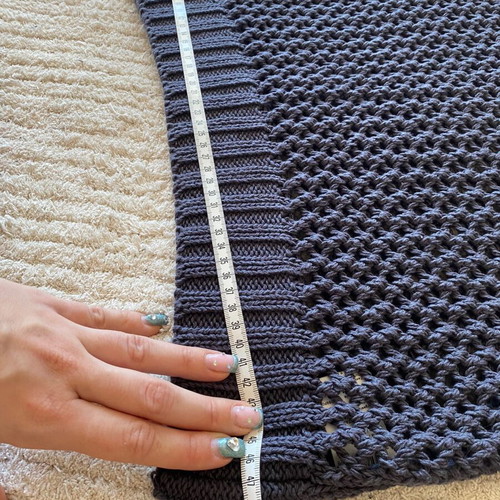 Βαμβακερό στυλάτο τοπ μέγεθος Medium 40-42 σαν καινούργιο, μπλε και μωβ