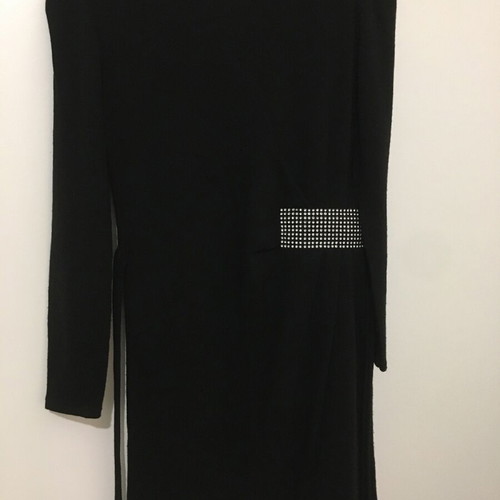 Dress made in Italy like new, size S, black with strass design