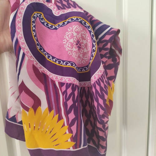 Michalis 100% Silk Scarf like new, multicolor