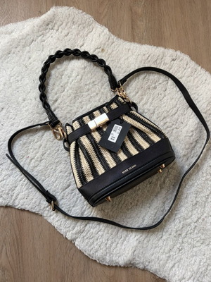 River Island bucket bag new beige crossbody mini