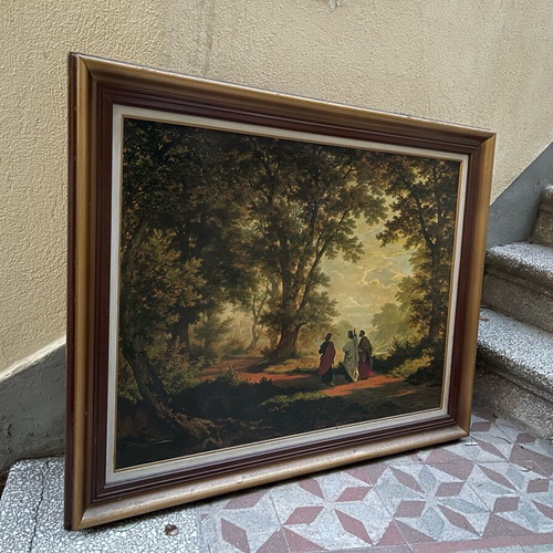 Πίνακας σε κορνίζα μεταχειρισμένος, μέγεθος Π85 Υ68