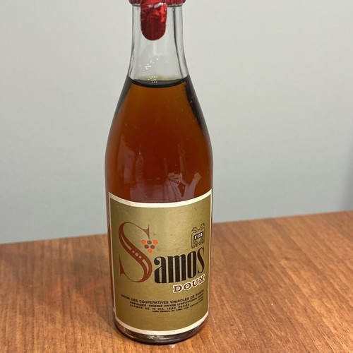 Vintage Samos wine miniatures new, sealed