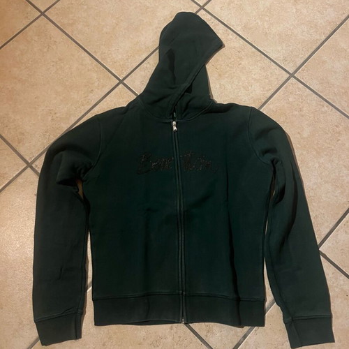 Benetton cotton sweatshirt like new, green, size S