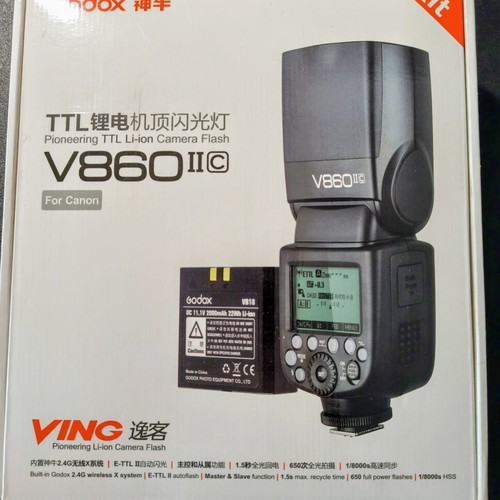 Godox V860IIC Flash like new with Godox X1T 2.4G C trigger