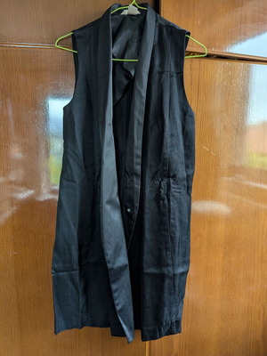 H&M Sleeveless Blazer Dress XS new, black