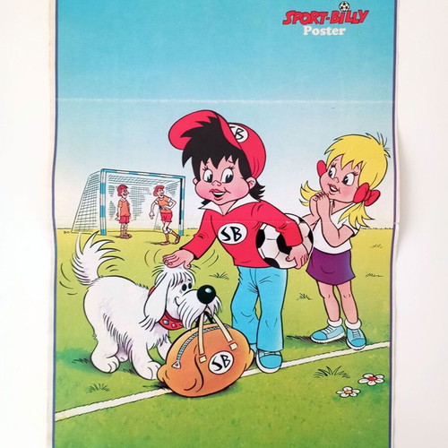 Sport Billy collectible posters used, set of 7 from the 80s