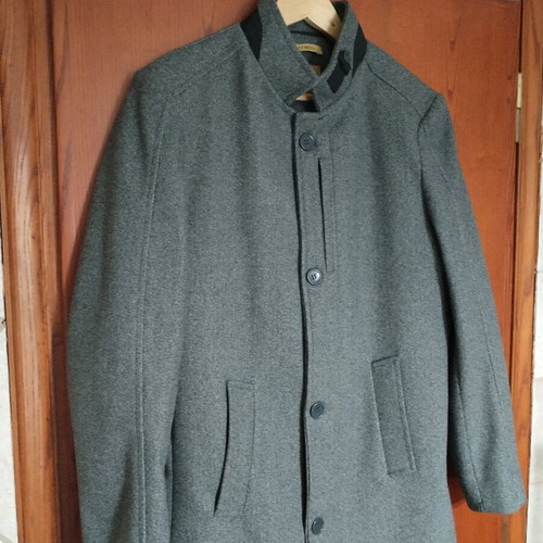 Men's winter coat like new, dark gray, size M