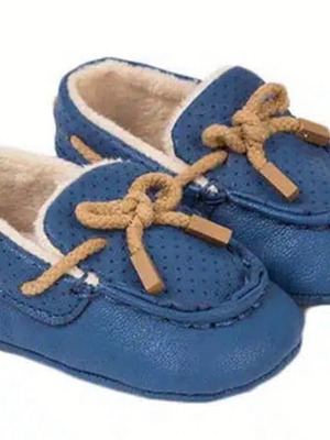 Mayoral Μοκασίνια για νεογέννητο αγόρι μπλέ ανοιχτό καινούργια