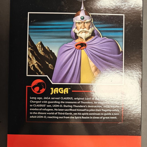 Thundercats Jaga figure new, sealed by Super7