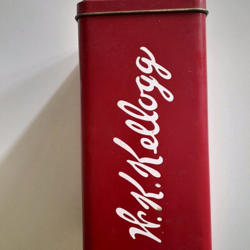 Kelloggs collectible metal tin like new