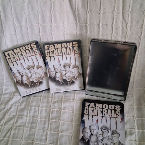 Famous Generals of World War 2 2 DVDs and Pearl Harbor DVD brand new