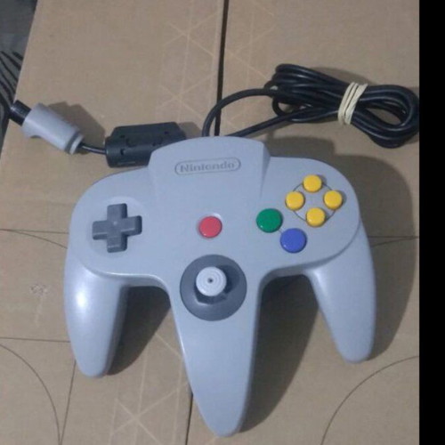 N64 joysticks used, pack of 4, black blue gray