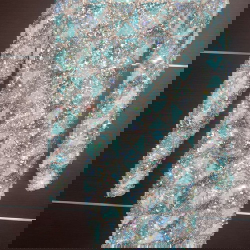 Βραδινό φόρεμα μεταχειρισμένο με πούλιες, μέγεθος medium, πολύχρωμο