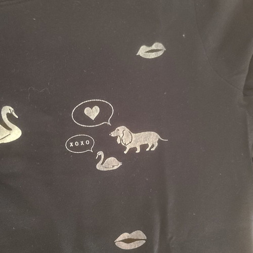 T-shirt long sleeve girl used GAP black size XXL