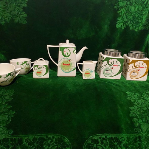 Buondi porcelain coffee set collectible, like new