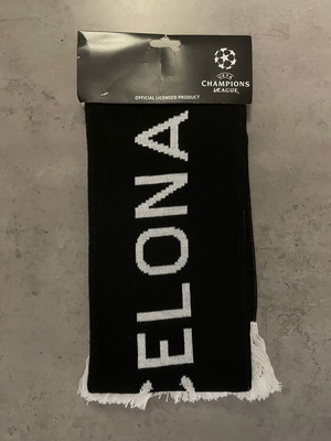 Barcelona Official Champions League scarf new, authentic