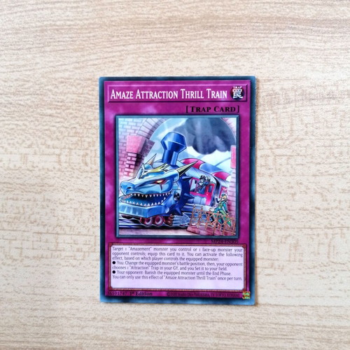 Yu-Gi-Oh! Amaze Attraction Thrill Train Trap Card 1st Ed. Near Mint