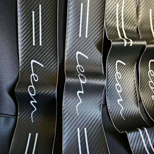 Carbon stickers for Seat Leon, 4 pieces, new